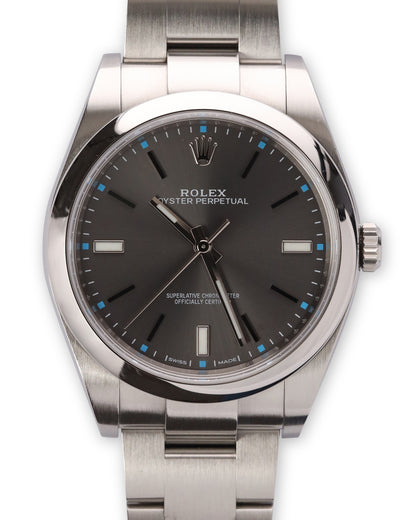 Rolex Oyster Perpetual Rhodium