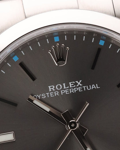 Rolex Oyster Perpetual Rhodium