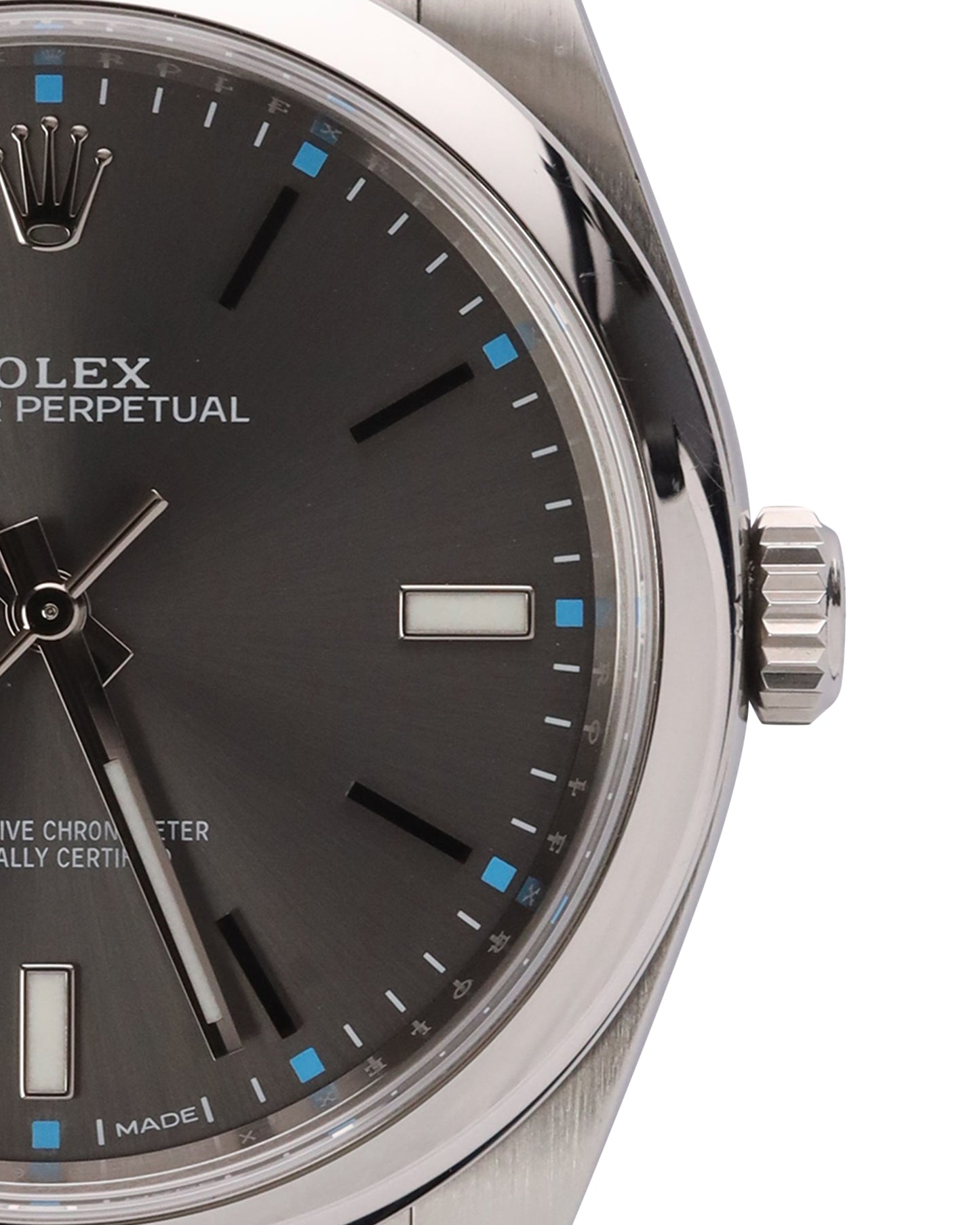 Rolex Oyster Perpetual Rhodium