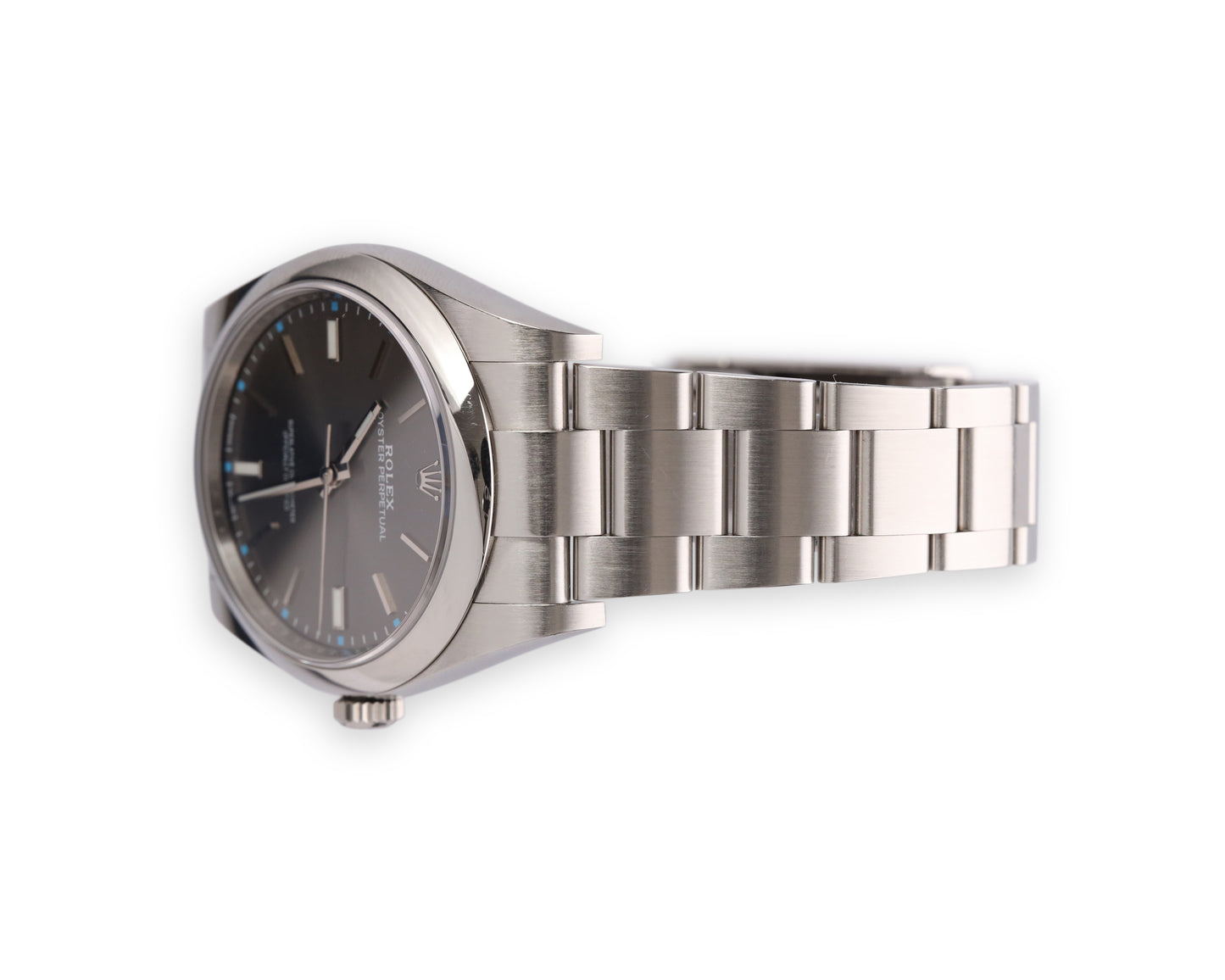 Rolex Oyster Perpetual Rhodium